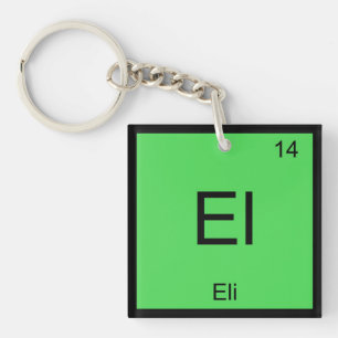 Periodische Tabelle für die Bezeichnung eines chem Schlüsselanhänger