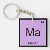 Periodische Tabelle für die Bezeichnung von Mariah