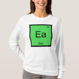 Periodische Tabelle für Ean Name Chemistry Element T-Shirt