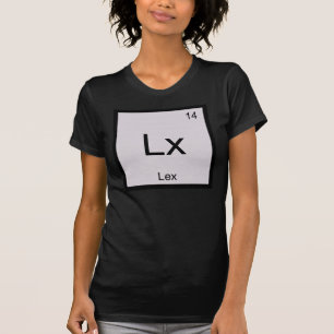 Periodische Tabelle für Lex Name Chemistry Element T-Shirt