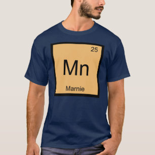 Periodische Tabelle für Marnie Name Chemistry Elem T-Shirt