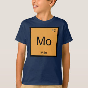 Periodische Tabelle für Milo Name Chemistry Eleme T-Shirt