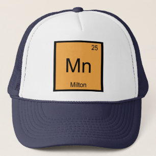 Periodische Tabelle für Milton Name Chemistry Ele Truckerkappe