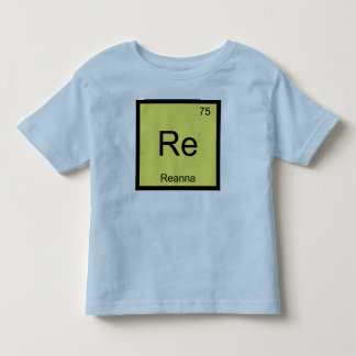 Periodische Tabelle für Reanna Name Chemistry Elem Kleinkind T-shirt