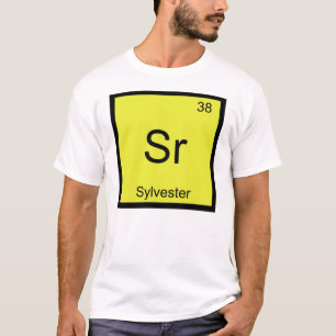 Periodische Tabelle für Sylvester Name Chemistry E T-Shirt