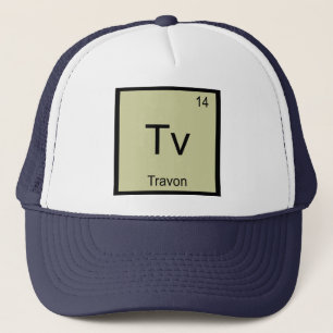 Periodische Tabelle für Travon Name Chemistry Elem Truckerkappe