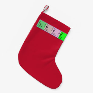 Periodische Tabelle GENIE WeihnachtsStrumpf Kleiner Weihnachtsstrumpf