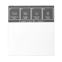 Periodische Tabelle GeNiUS Notizblock