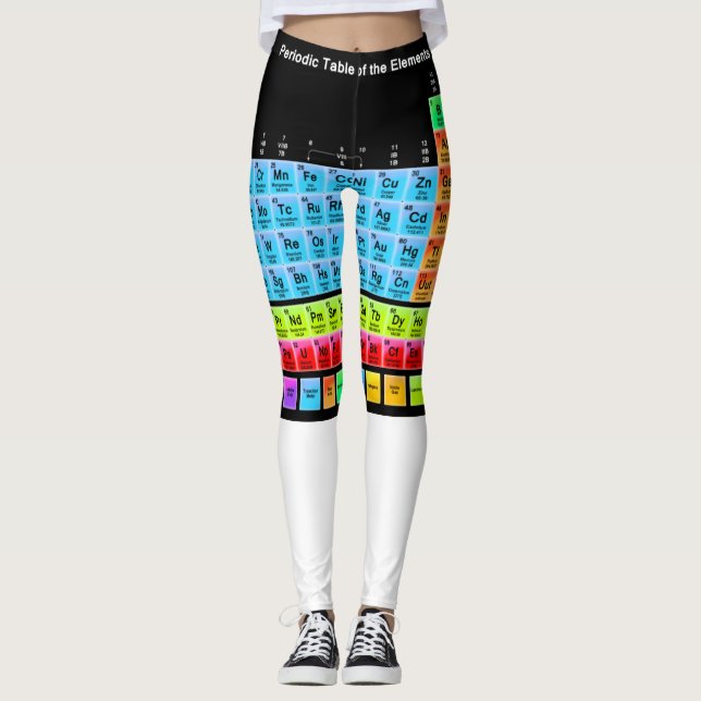 Periodische Tabelle Leggings (Vorderseite)