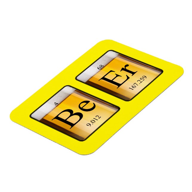 Periodische Tabelle: Magnet (Linke Seite)