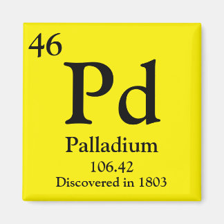 Periodische Tabelle Palladium Magnet