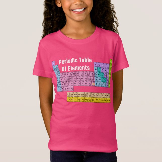 PERIODISCHE Tabelle SPASS Grafik T-SHIRT (Vorderseite)