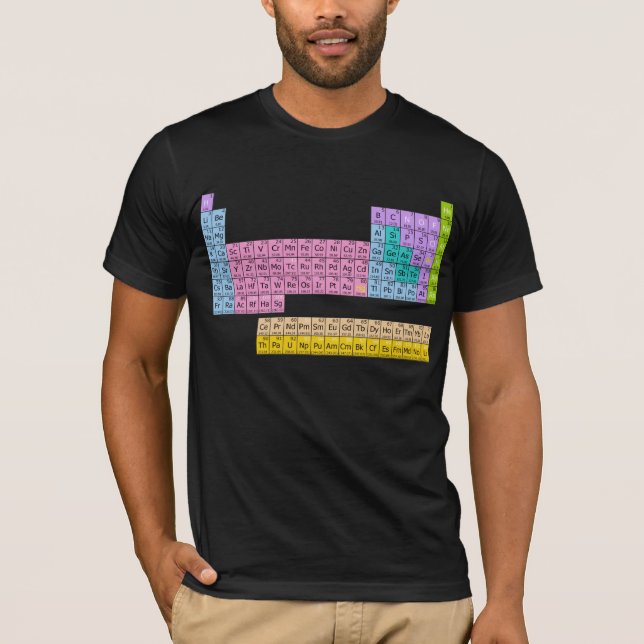 PERIODISCHE Tabelle SPASS Grafik T-SHIRT (Vorderseite)
