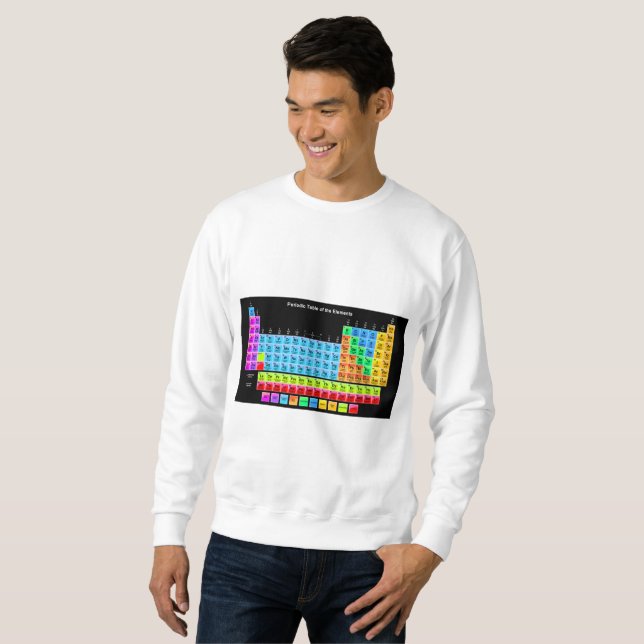 Periodische Tabelle Sweatshirt (Vorne ganz)