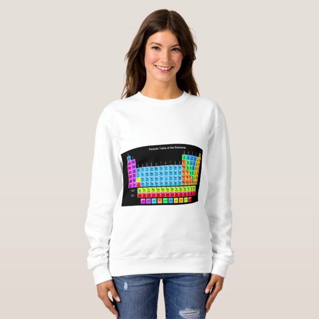 Periodische Tabelle Sweatshirt (Vorne ganz)