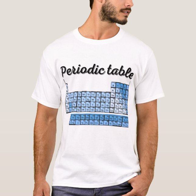 Periodische Tabelle T-Shirt (Vorderseite)
