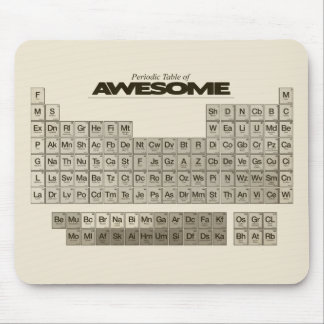 Periodische Tabelle von FANTASTISCHEM Mousepad