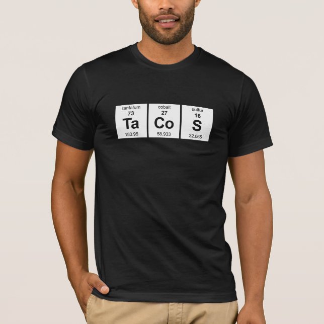 Periodische Tabelle von TaCoS T-Shirt (Vorderseite)