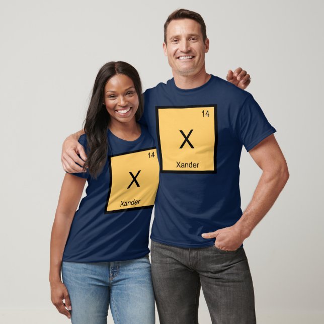 Periodische Tabelle Xander Name Chemistry Element T-Shirt (Unisex)