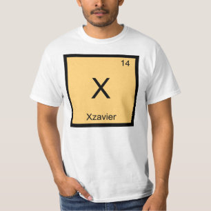 Periodische Tabelle Xzavier Name Chemistry Element T-Shirt
