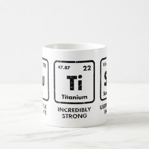 Periodische Tabelle zur Sensibilisierung für Autis Kaffeetasse