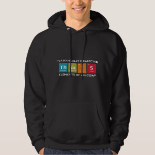 Periodische Tabellenelemente eines Aufsatzes Engli Hoodie