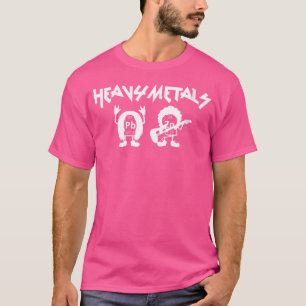 Periodische Tablette für Womens Heavy Metals Chemi T-Shirt