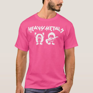 Periodische Tablette für Womens Heavy Metals Chemi T-Shirt