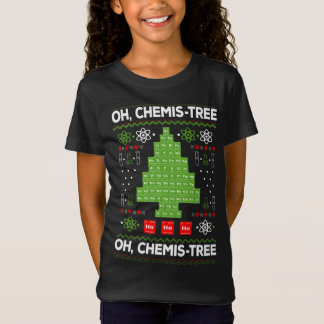 Periodische Tafelbaum Oh Chemistree Fun Chemistry T-Shirt