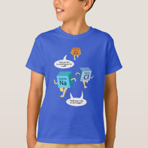Periodische Tafelelemente Funny Chemistry Gag T-Shirt