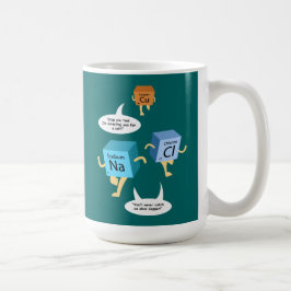 Periodische Tafelgag-Chemie Kaffeetasse