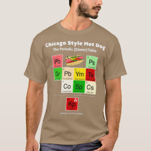 Periodische Tafelkonditionen im Chicagoer Stil T-Shirt