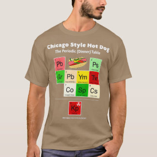 Periodische Tafelkonditionen im Chicagoer Stil T-Shirt