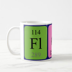 Periodische Tasse des Flore-Tabellennamens