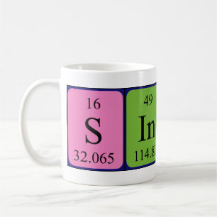 Periodische Tasse des Tabellennamens