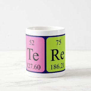 Periodische Tasse des Tabellennamens