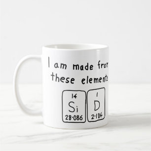 Periodische Tasse des Tabellennamens