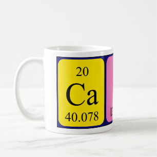 Periodische Tasse des Tabellennamens Cain