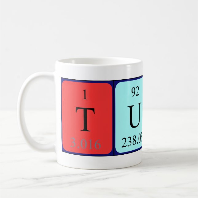 Periodische Tasse des Turner-Tabellennamens (Links)