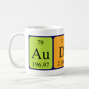Periodische Tasse von Tabellennamen