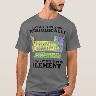 Periodische Tischwäsche dieses periodisch auftrete T-Shirt