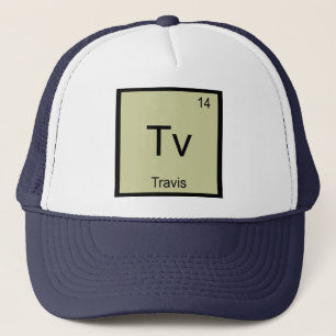 Periodische Übersicht über den Namen der Travis Ch Truckerkappe