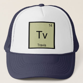 Periodische Übersicht über den Namen der Travis Ch Truckerkappe