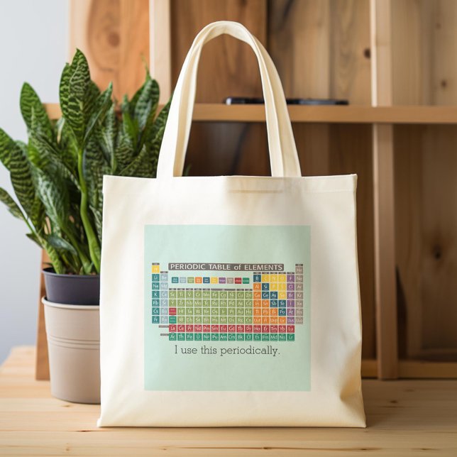 Periodische Übersicht über die Elemente Tragetasche (Custom Tote Bag)
