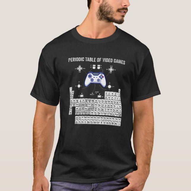 Periodische Übersicht über die Elemente von Videos T-Shirt (Vorderseite)