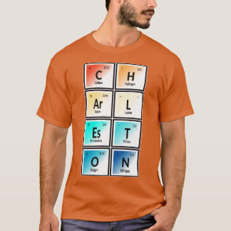 Periodischer Elementkatalog von Charleston City T-Shirt