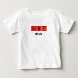 Periodischer Name des Tabellenelements für Baby T-shirt