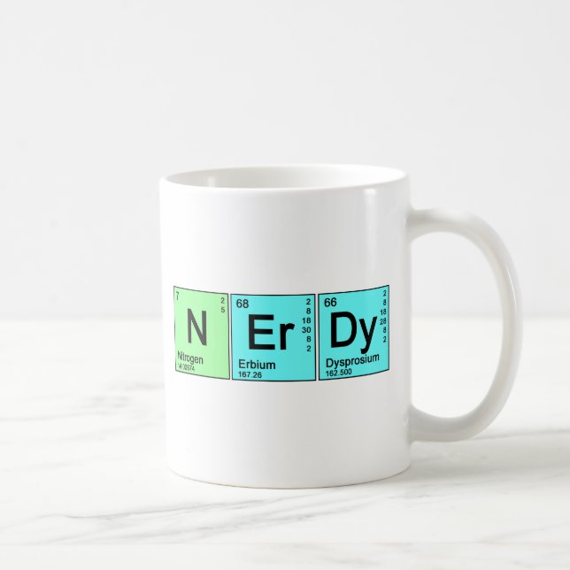 Periodischer Nerd Kaffeetasse (Rechts)