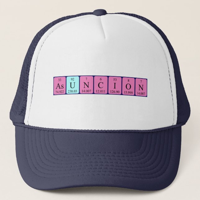 Periodischer Tabellenname Truckerkappe (Vorderseite)