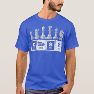 Periodischer Tisch für Schachspieler T-Shirt